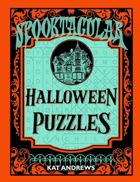 Spooktacular Halloween Puzzles: Large Print for Adults