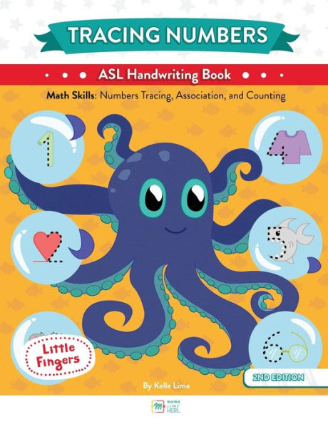 Tracing Numbers: ASL Handwriting Book