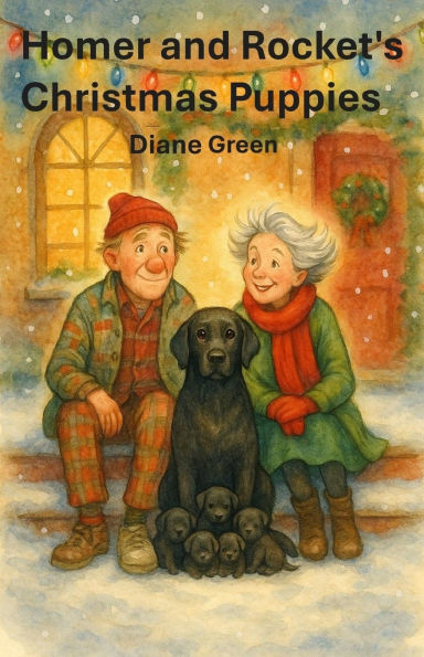 Homer and Rocket's Christmas Puppies