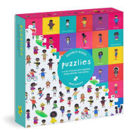Title: Puzzlies: 100-piece, double-sided jigsaw puzzle, Author: Worldwide Buddies