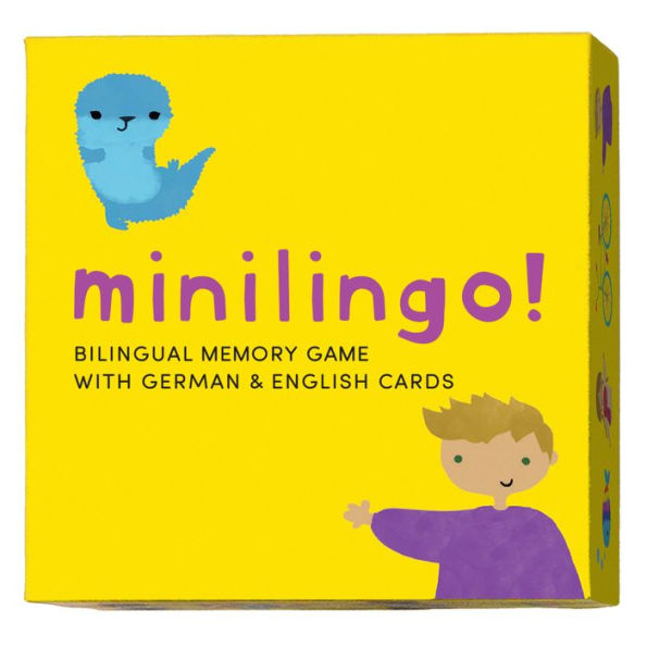 Minilingo German / English Bilingual Flashcards: Bilingual memory game with German & English cards