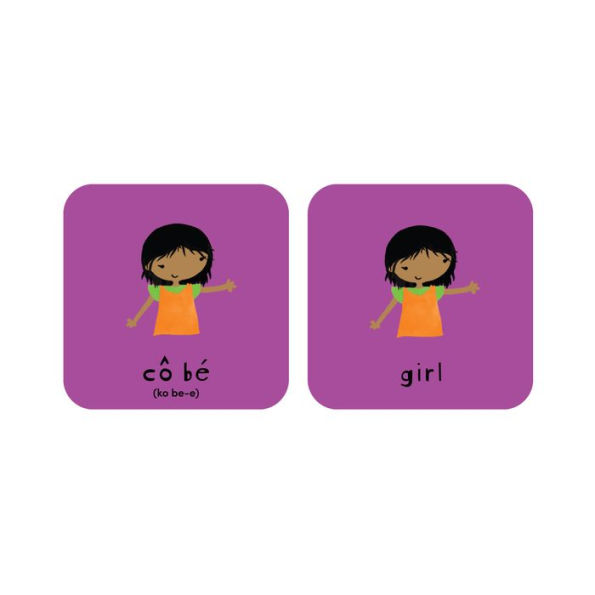 Minilingo Vietnamese / English Bilingual Flashcards: Bilingual memory game with Vietnamese & English cards