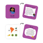 Alternative view 3 of Buddy Jumble Geography Flashcards: 3 fun games to learn quick geography facts & make friends from around the world