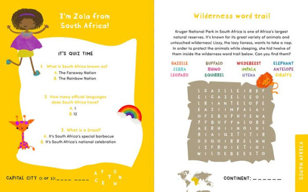 Around the World Activity Book: Explore 30 Countries with Quizzes, Activities, Crafts, Imagination Starters & More!