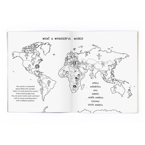 Around the World Coloring Book