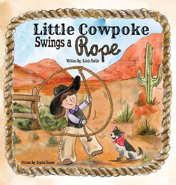 Little Cowpoke Swings a Rope