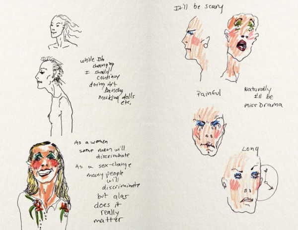 Greer Lankton: Sketchbook, September 1977