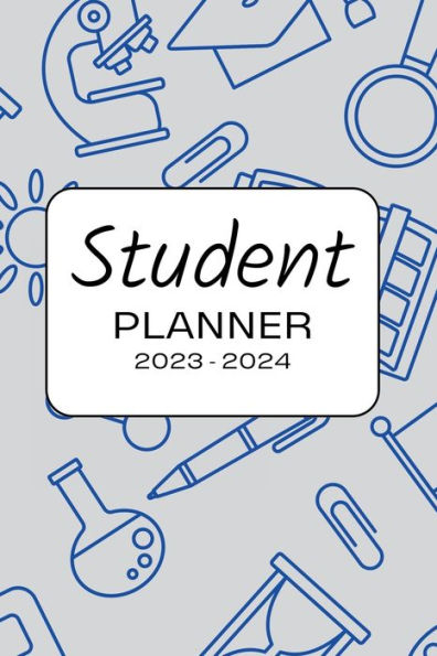 2023 - 2024 Student Planner for Middle & High School Students in Blue
