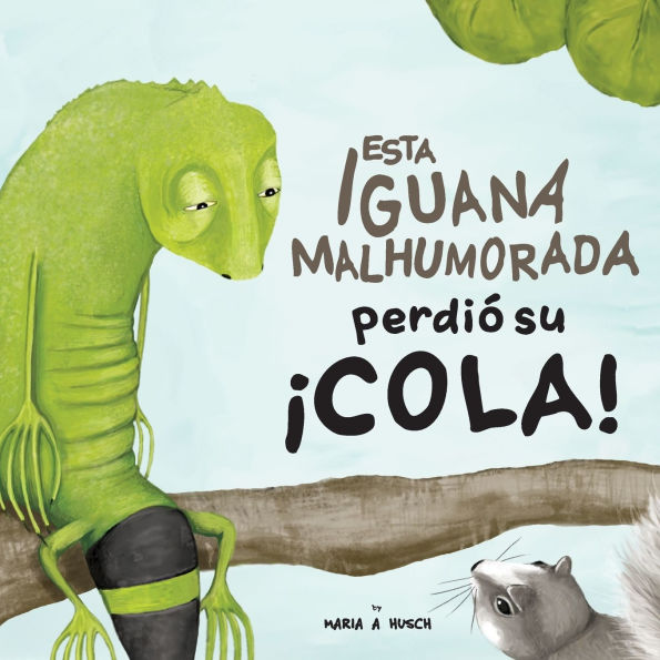 Esta iguana malhumorada perdiï¿½ su ï¿½cola!