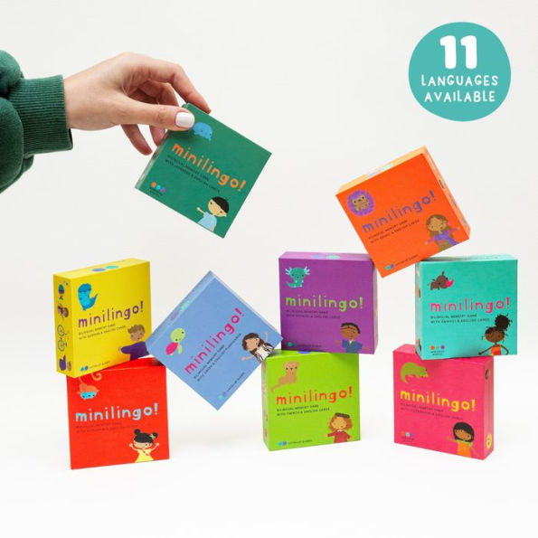 Minilingo Hindi / English Bilingual Flashcards: Bilingual memory game with Hindi & English cards