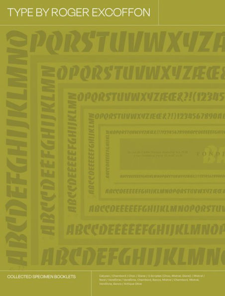 Type by Roger Excoffon: Collected Specimen Booklets