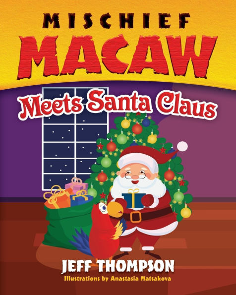 Mischief Macaw Meets Santa