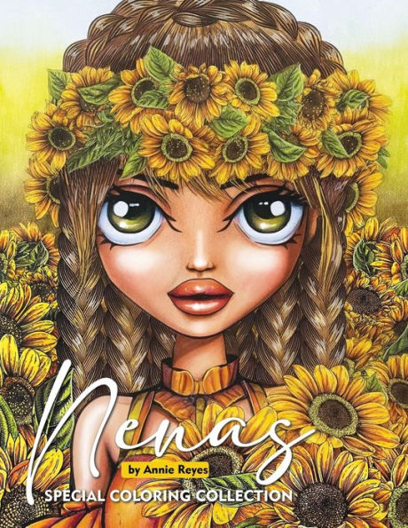 Nenas. Special Coloring Collection. Coloring Book for Relaxation