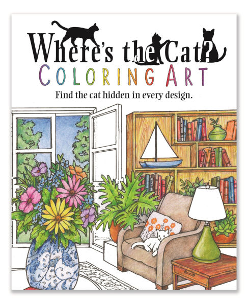 Where's the Cat? Coloring Art