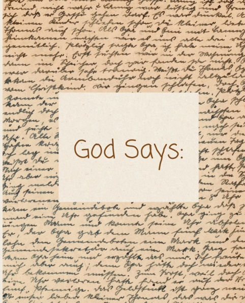 God Says Journal (Medium)
