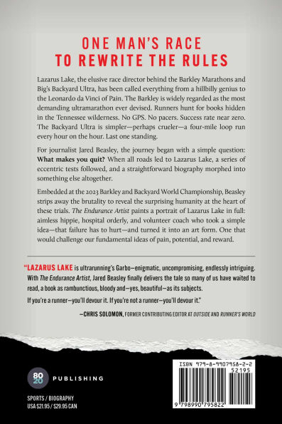 the Endurance Artist: Lazarus Lake, Barkley & a Race with No End