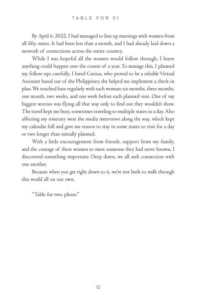 Table for 51: Lessons Learned from Sharing Meals Across America