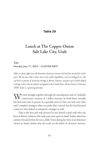 Table for 51: Lessons Learned from Sharing Meals Across America