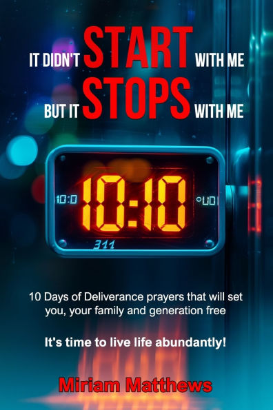 it didn't start with me, but stops me